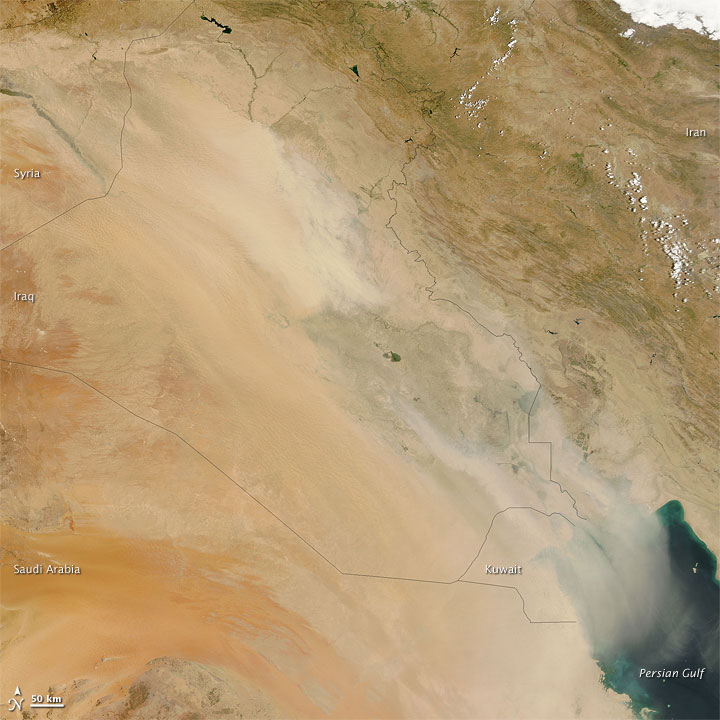 Dust Storm over Iraq
