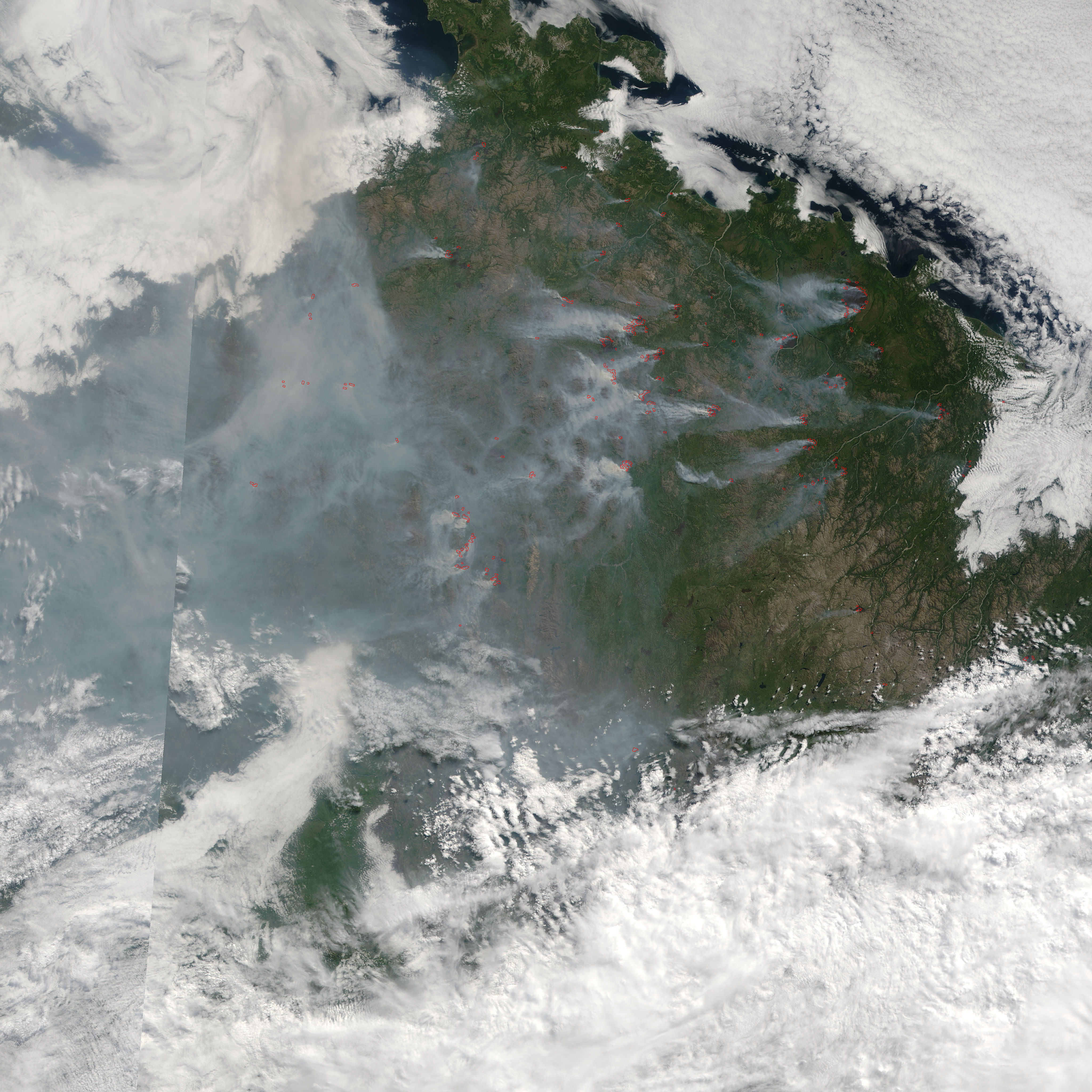 Fires in Magadan Region, Russia’s Kolyma Mountains - related image preview
