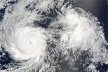 Hurricane Felicia and Tropical Storm Enrique 