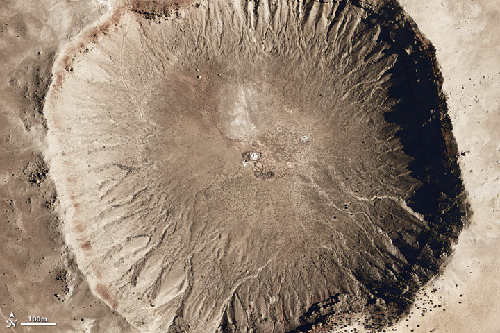 asteroid impact craters on earth