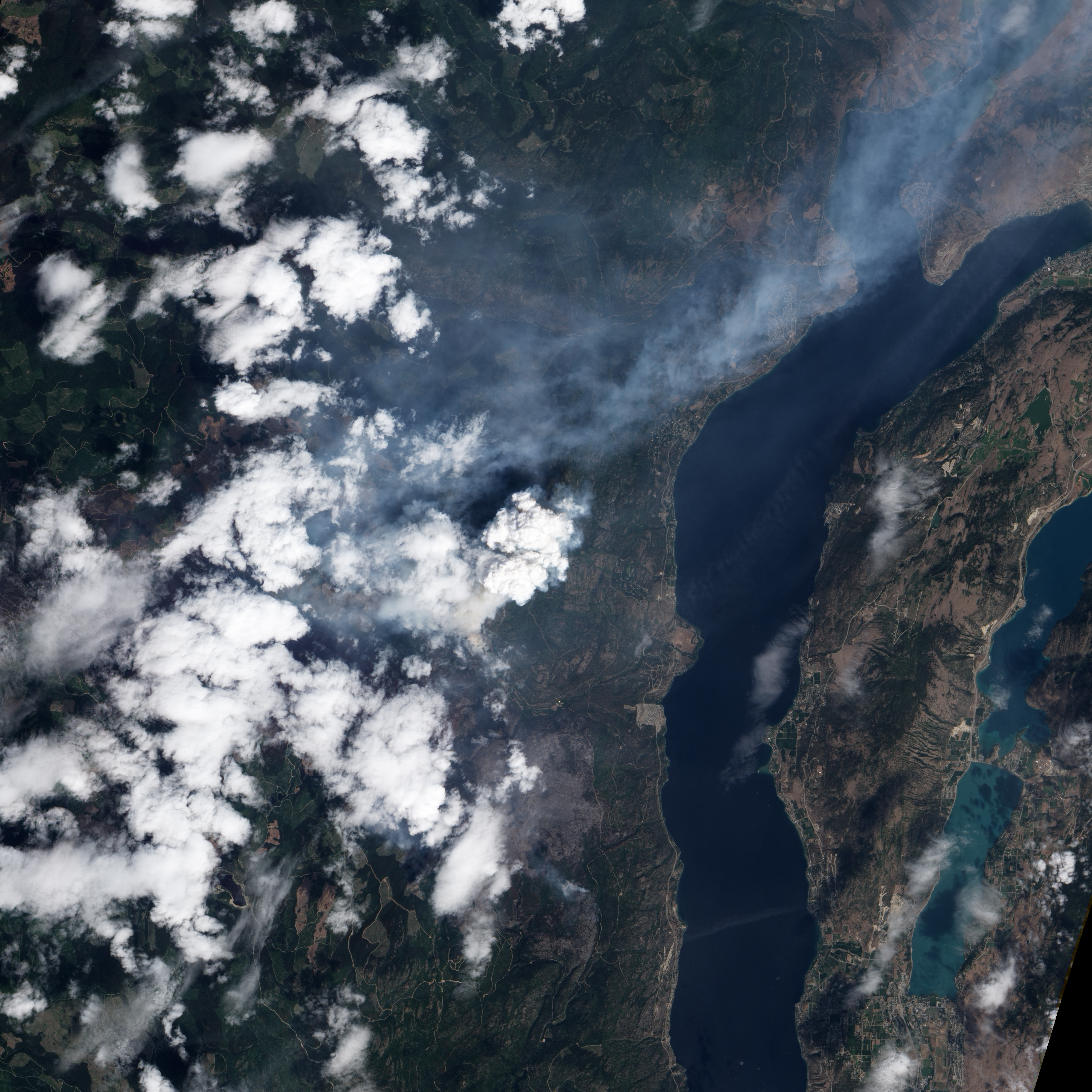 Wildfire at Okanagan Lake, British Columbia - related image preview
