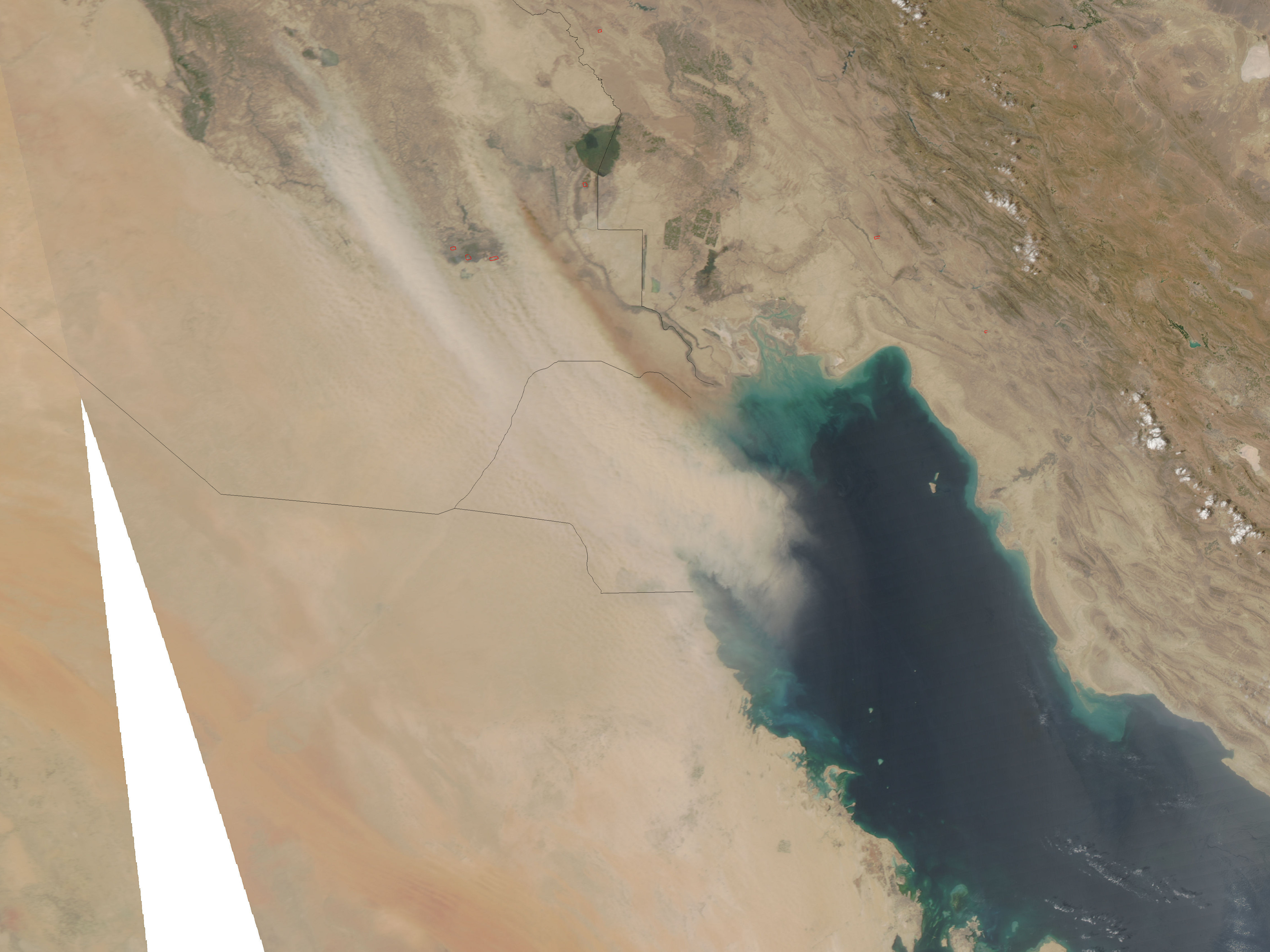 Dust over Iraq and Kuwait - related image preview