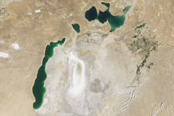 Aral Sea Continues to Shrink - related image preview