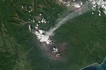 Activity at Koryaksky Volcano