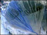Alluvial Fan in Western China - selected image