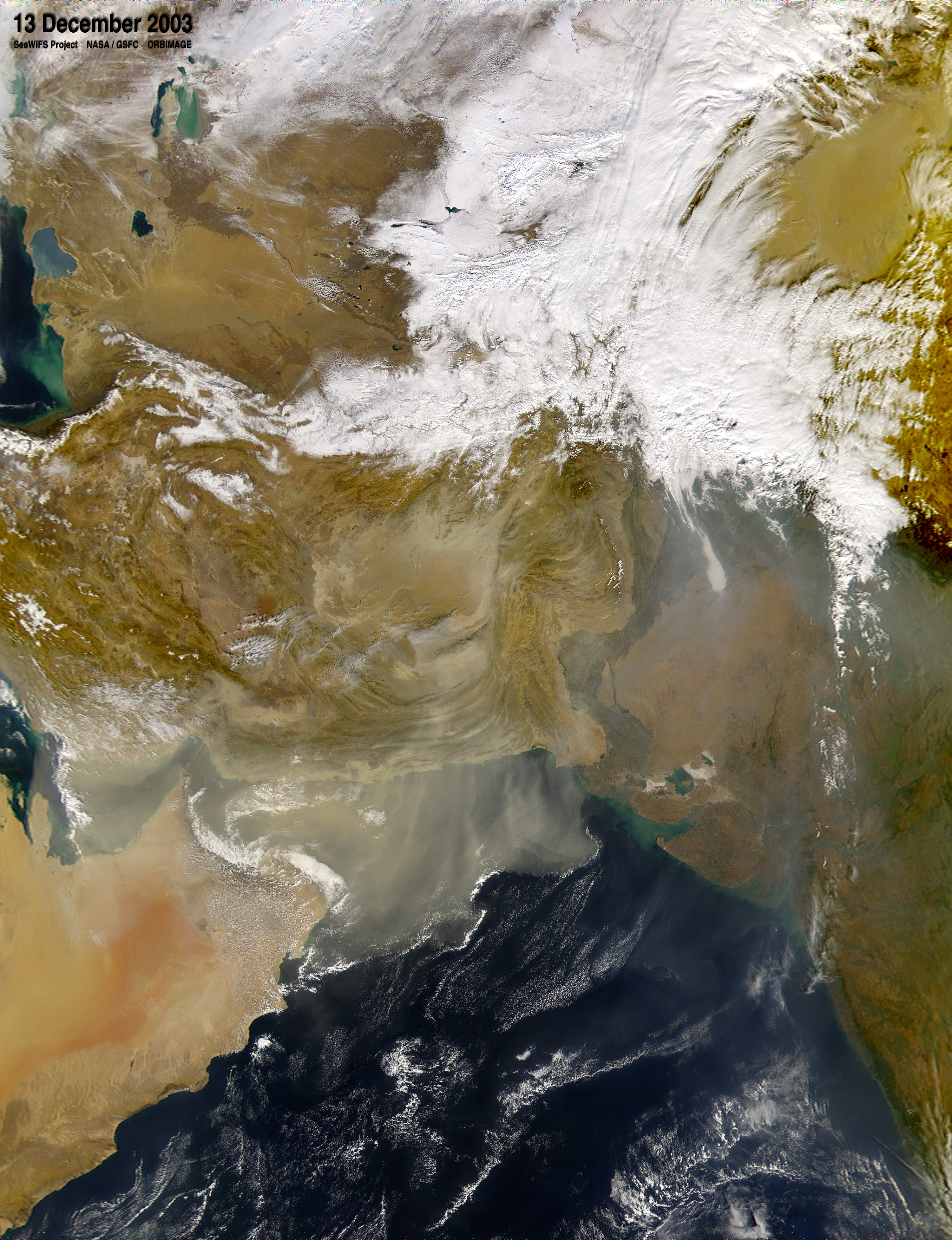 Dust Over the Arabian Sea - related image preview