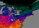 Sub-Zero Temperatures across the Northeast