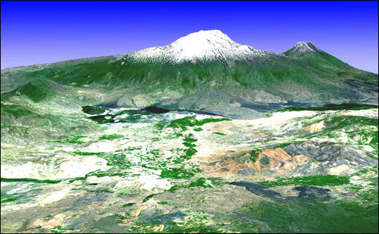 3D View of Mt. Ararat