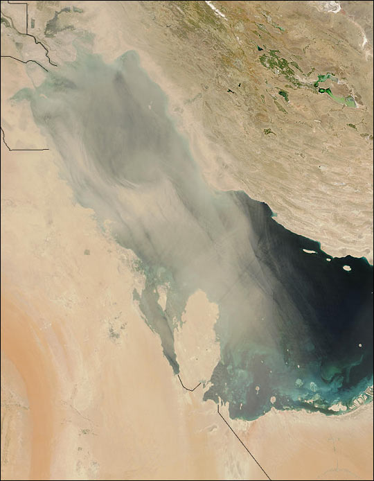 Dust Storm in the Persian Gulf