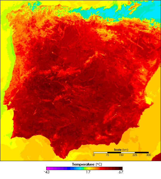 Summer Heatwave in Spain