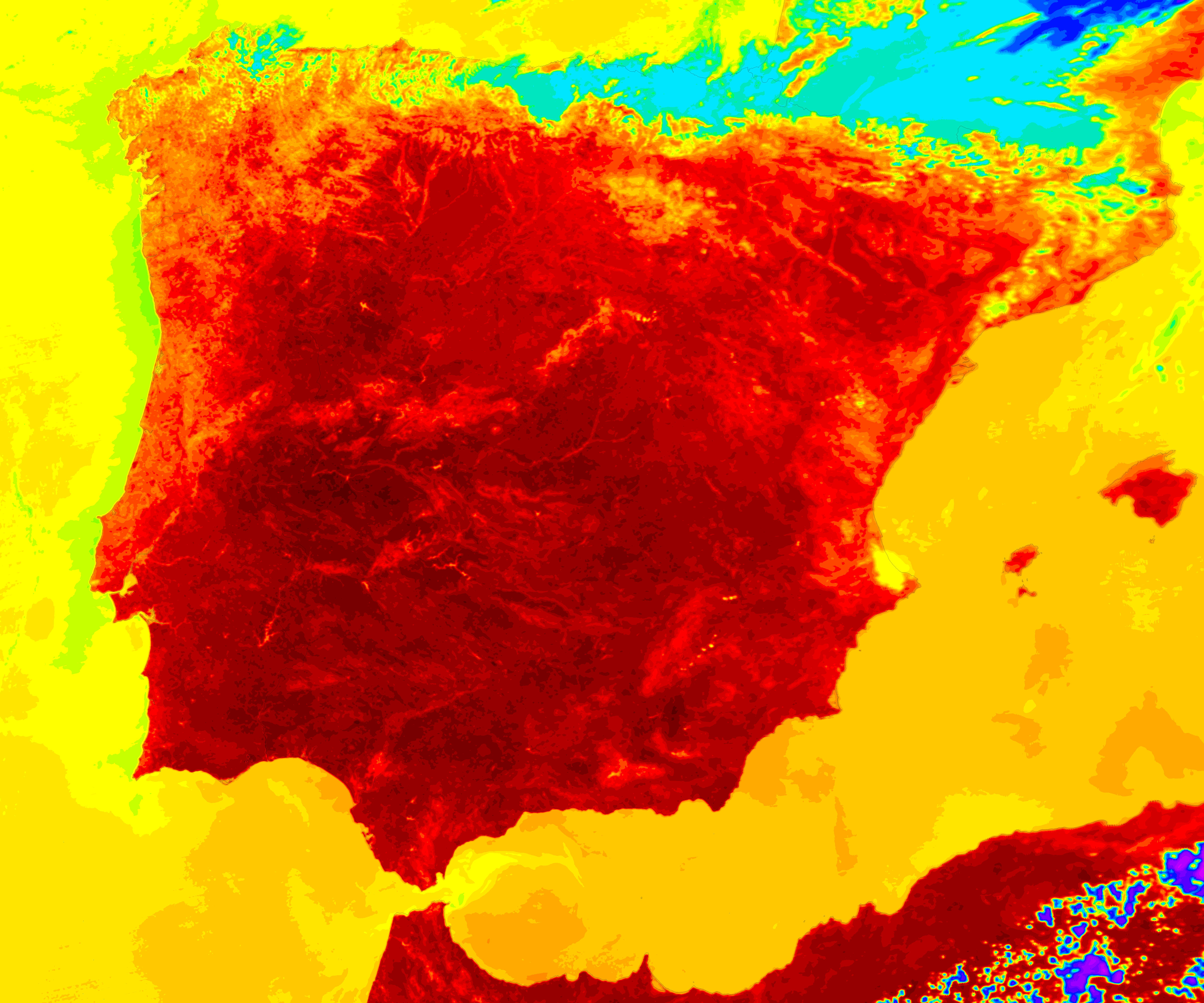 Summer Heatwave in Spain Image of the Day