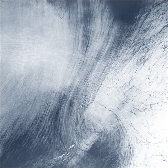 Cloud Whirlpool over the Alboran Sea - related image preview