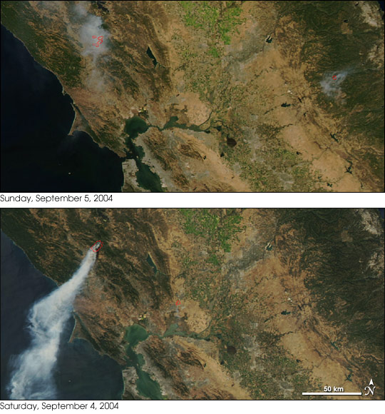 Geysers Fire, Northern California