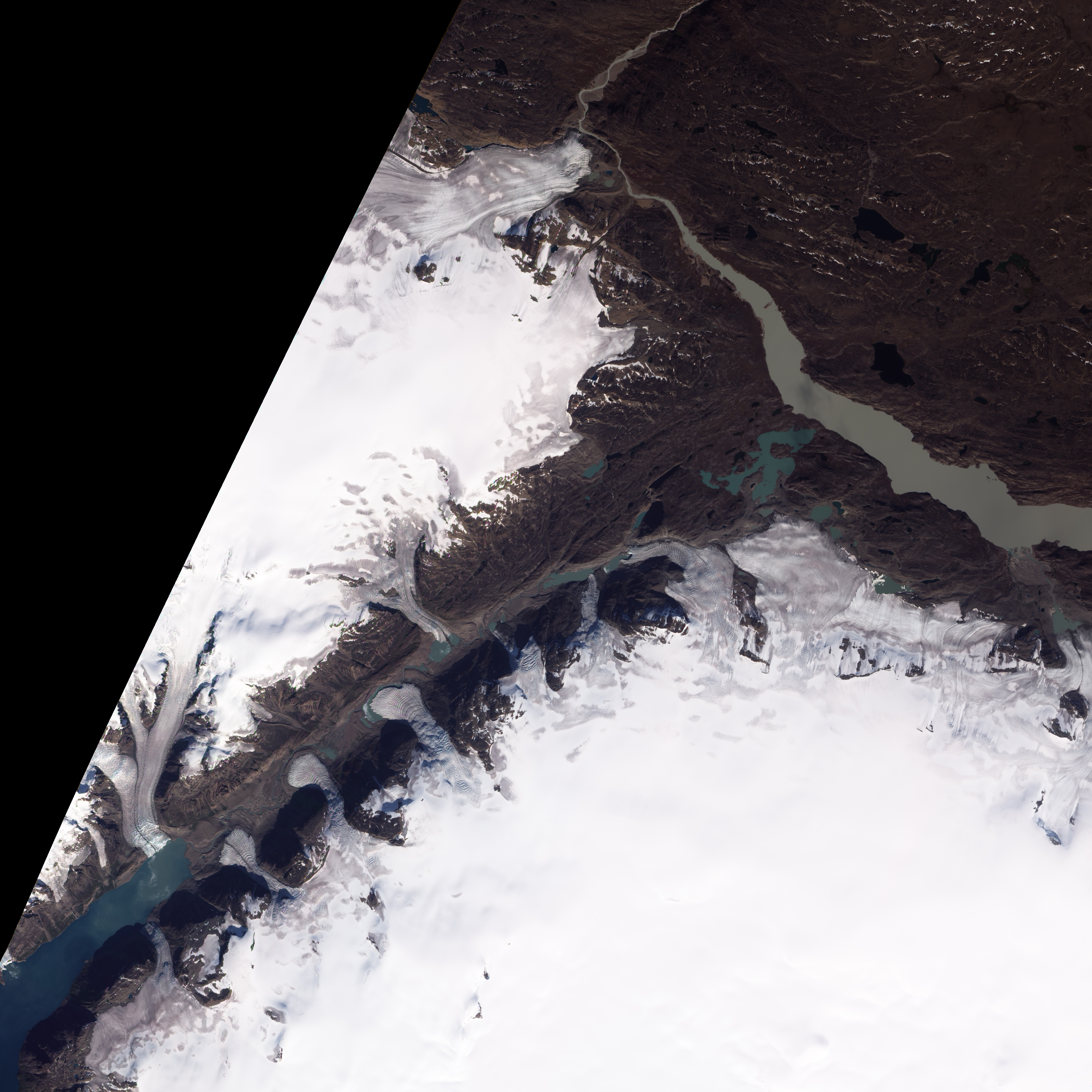 Glaciers Flow into a Greenland Valley - related image preview