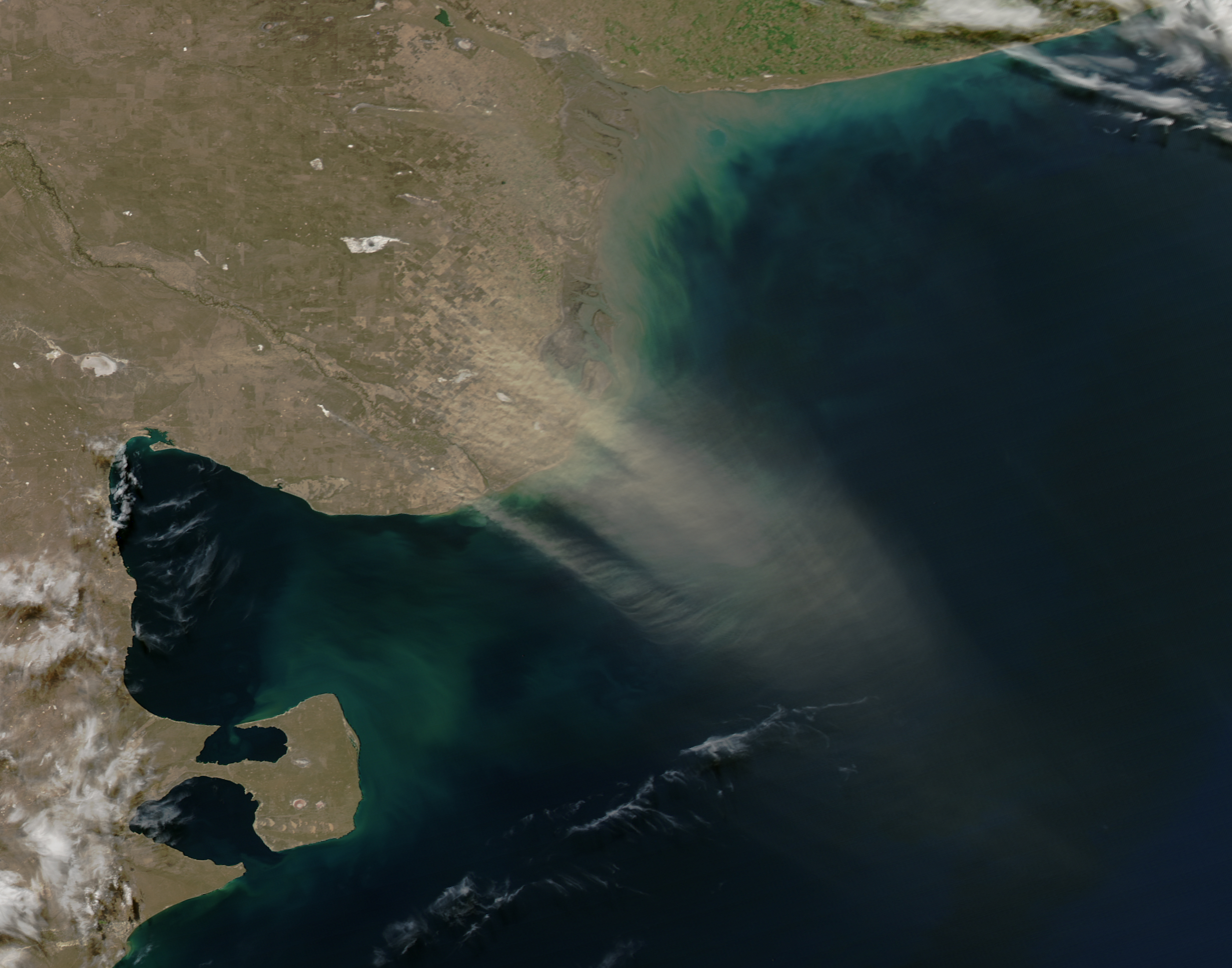 Dust Plume Across Northern Patagonia - related image preview
