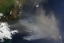 Australian Dust over the Pacific Ocean
