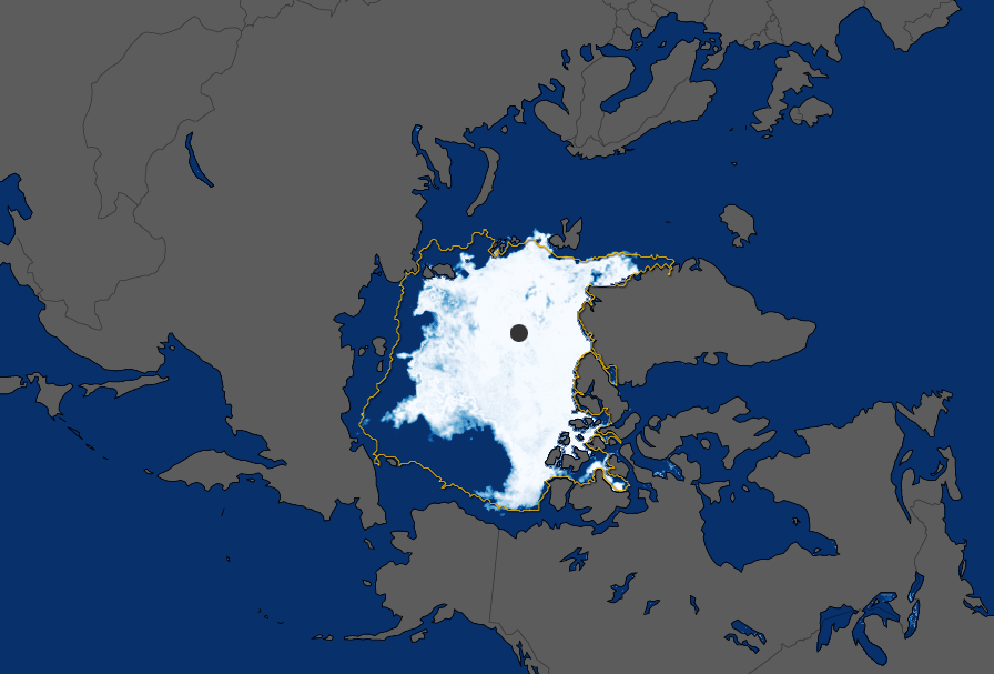 North Pole Sea Ice Minimum 2009 - related image preview