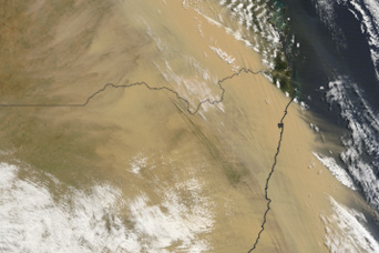 Dust over Eastern Australia - related image preview