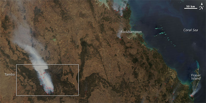 Fires in Eastern Australia