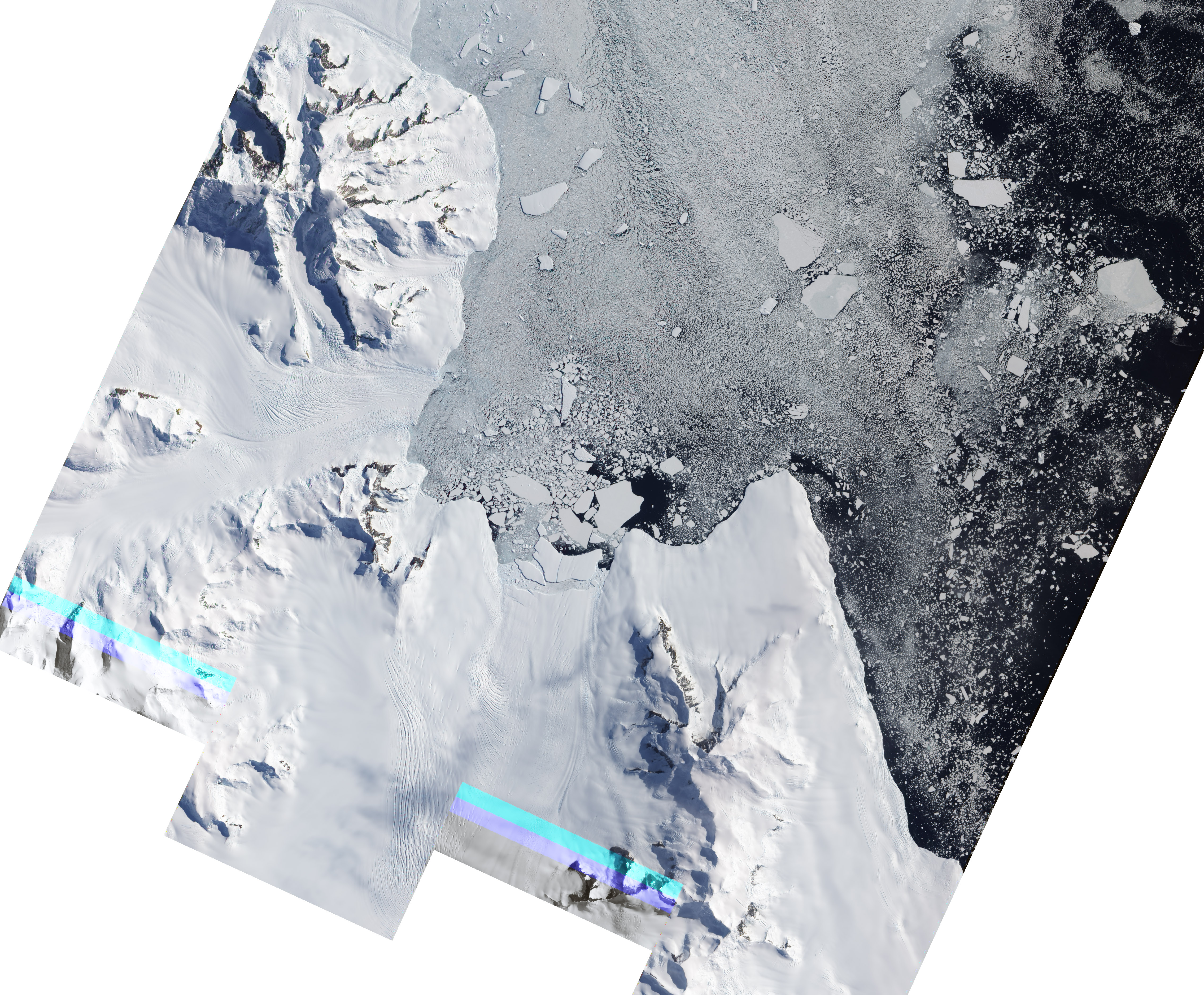 Hampton Glacier, Alexander Island, Antarctica  - related image preview