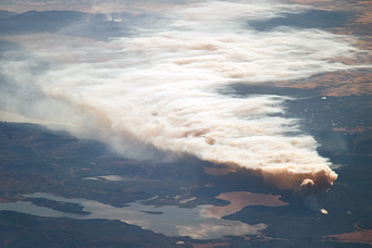 Oblique View of the Arnica Fire, Yellowstone National Park, Wyoming   - related image preview