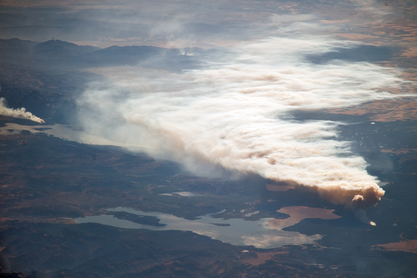 Oblique View of the Arnica Fire, Yellowstone National Park, Wyoming   - related image preview
