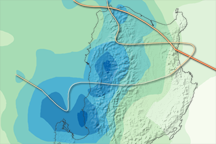Rainfall from Typhoon Parma  - selected image