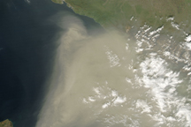 Dust over the Black Sea