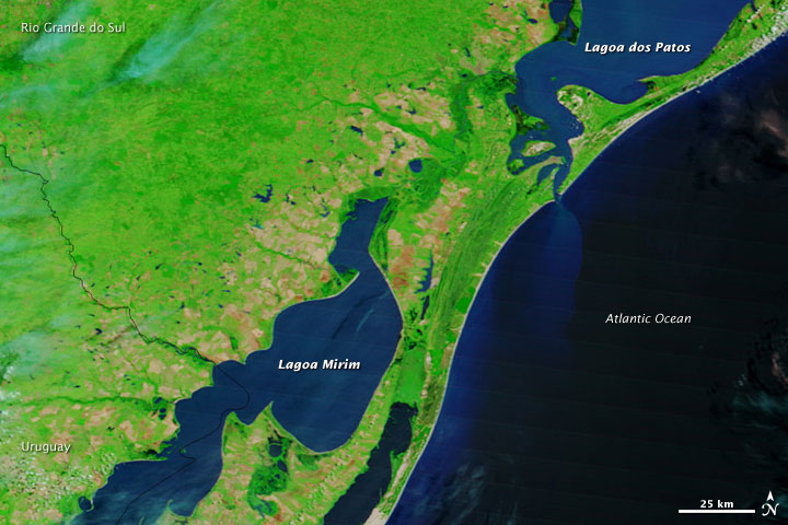 Flooding in Brazil and Uruguay