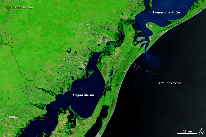 Flooding in Brazil and Uruguay