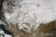 Winter Storm Crosses the United States