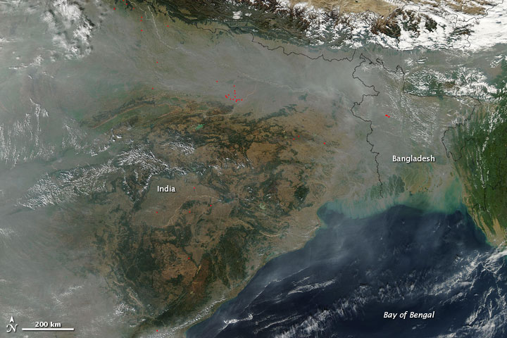 Haze along the Himalaya - related image preview