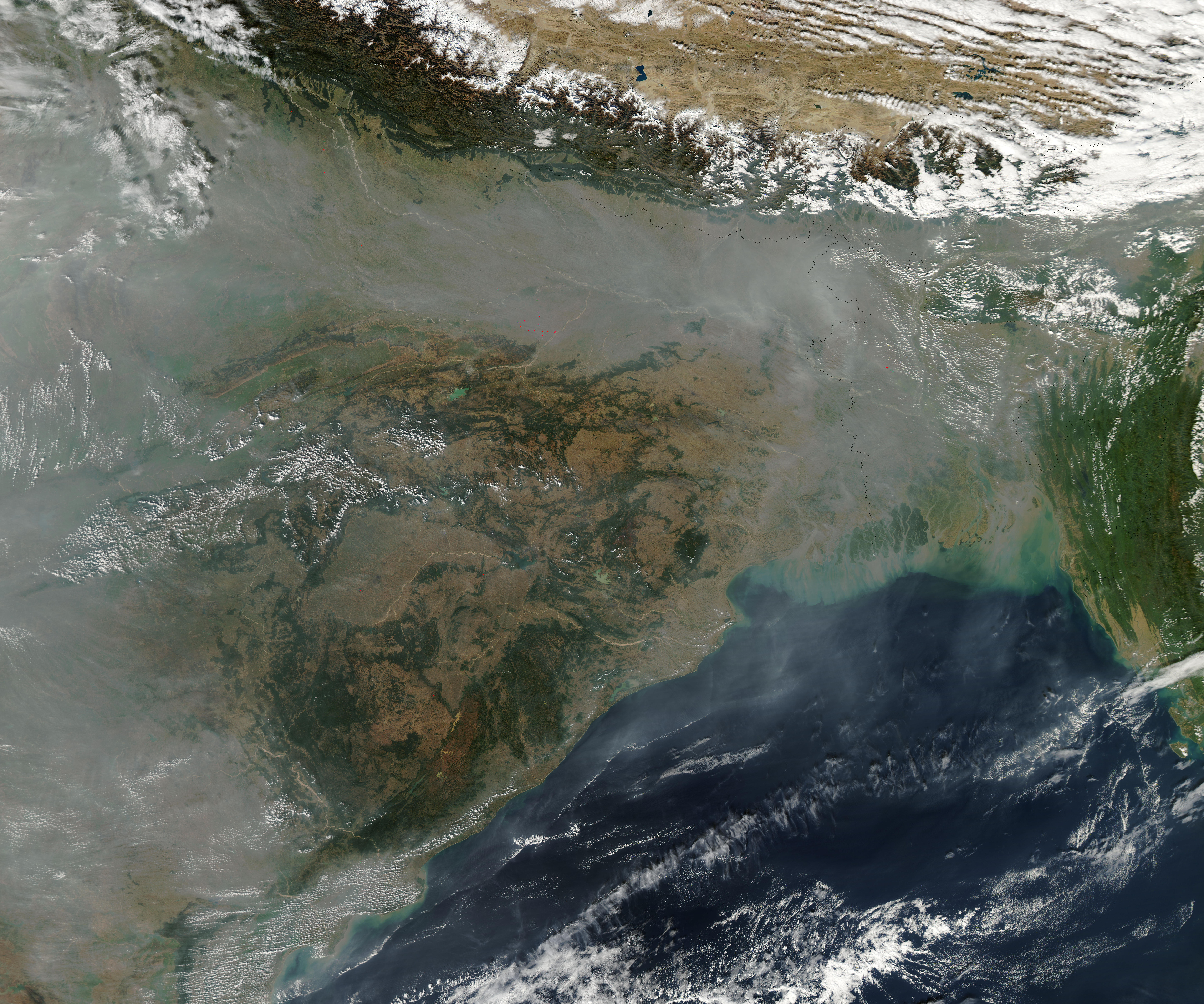 Haze along the Himalaya - related image preview