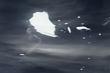 Iceberg B17-B Adrift Off the Southwestern Coast of Australia