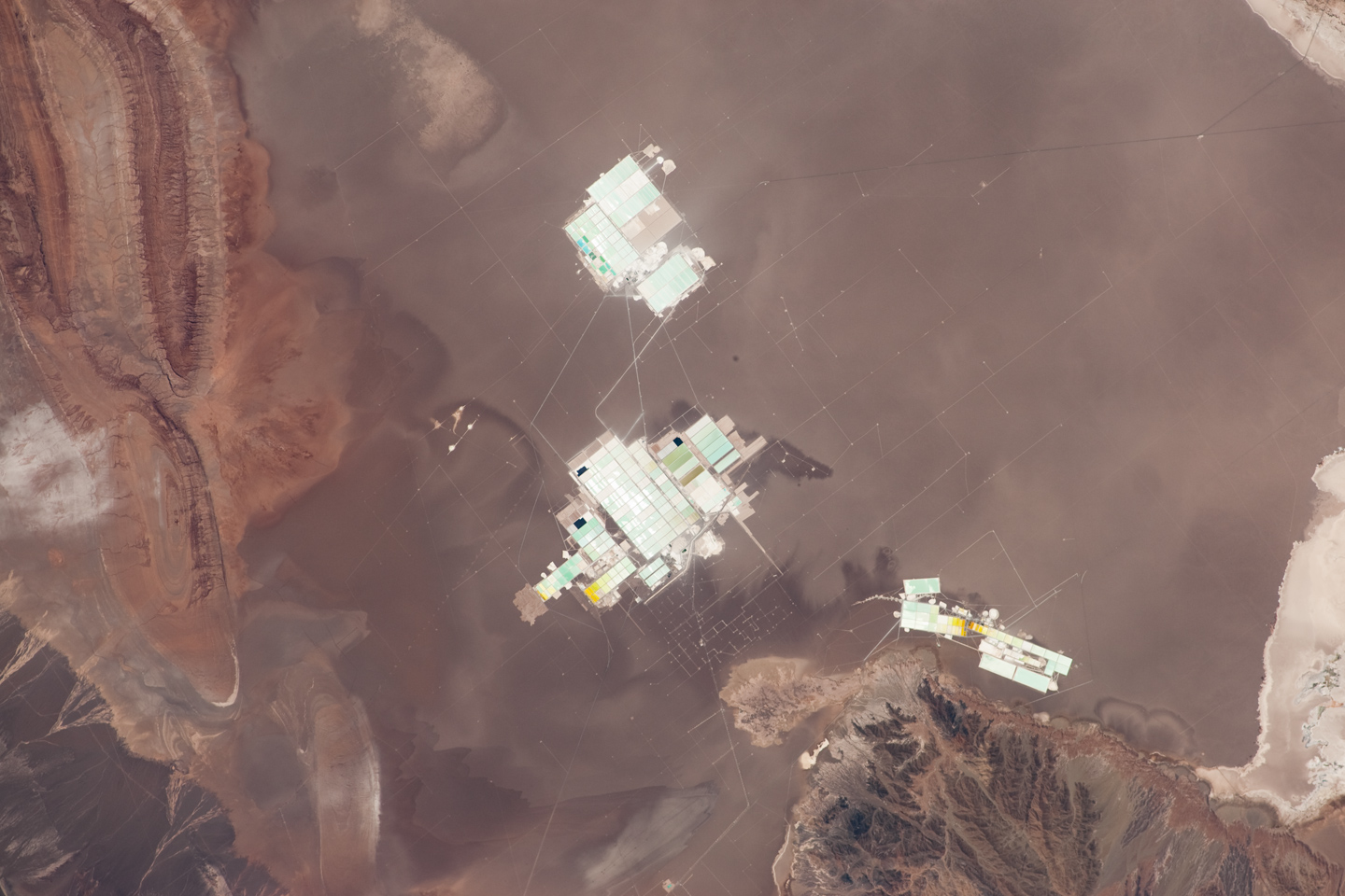 Evaporation Ponds, Salar de Atacama, Chile  - related image preview