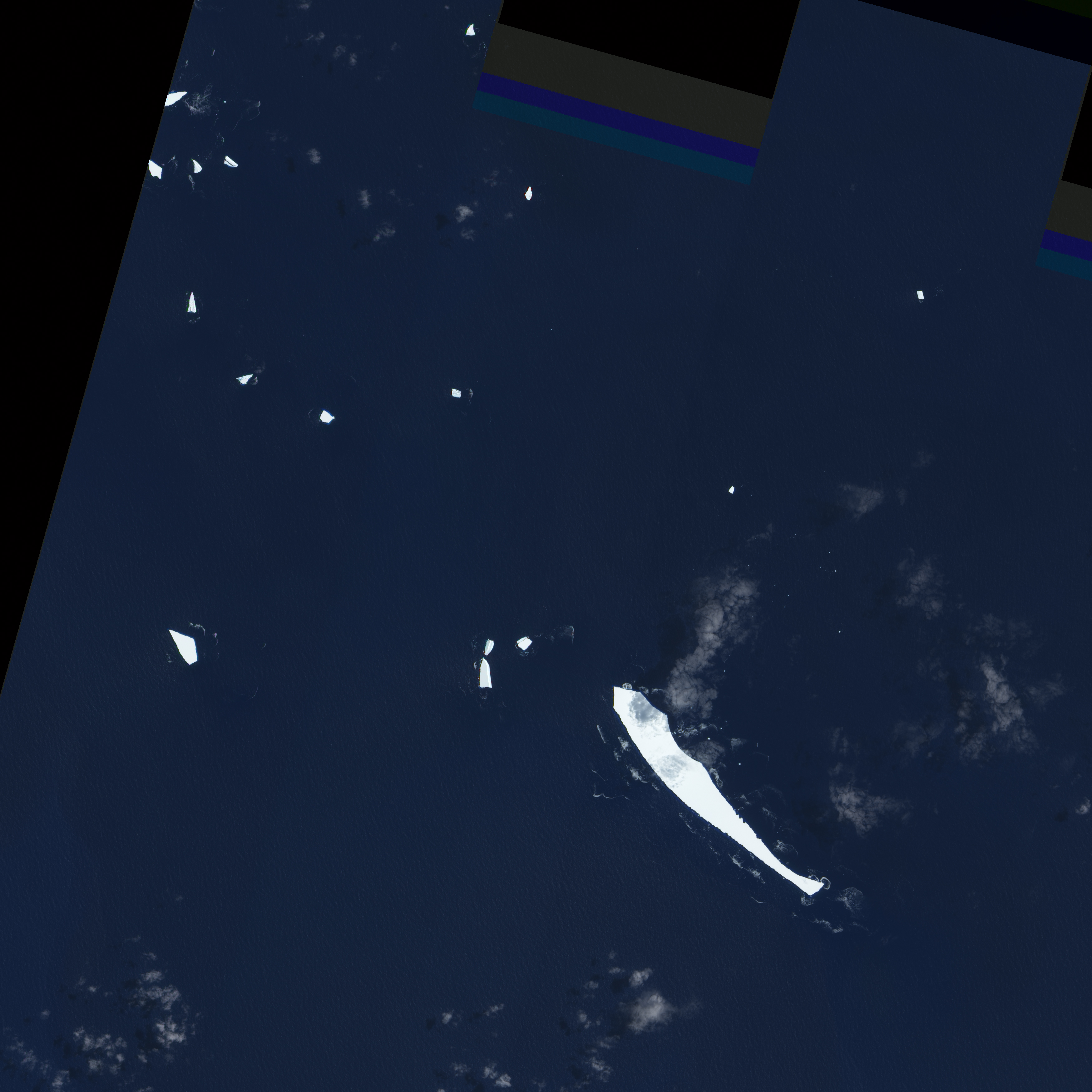 Iceberg B17-B in the Indian Ocean - related image preview