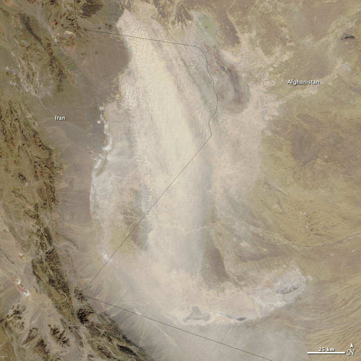Dust Storm over Afghanistan and Iran