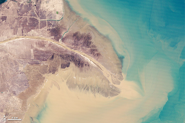 Yellow River Delta, 1989 and 2009