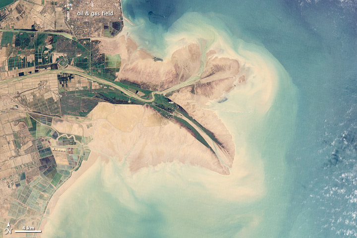 Yellow River Delta, 1989 and 2009