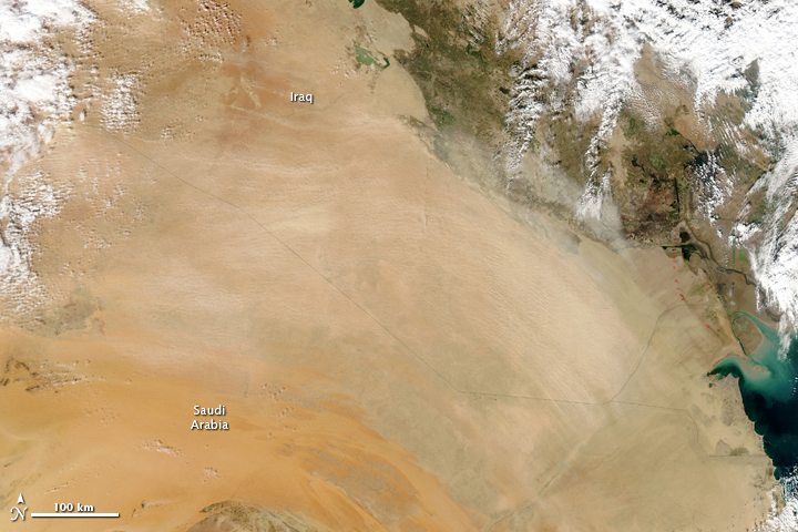 Dust over Iraq