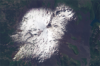 Snow-Capped Llaima Volcano in Springtime - related image preview