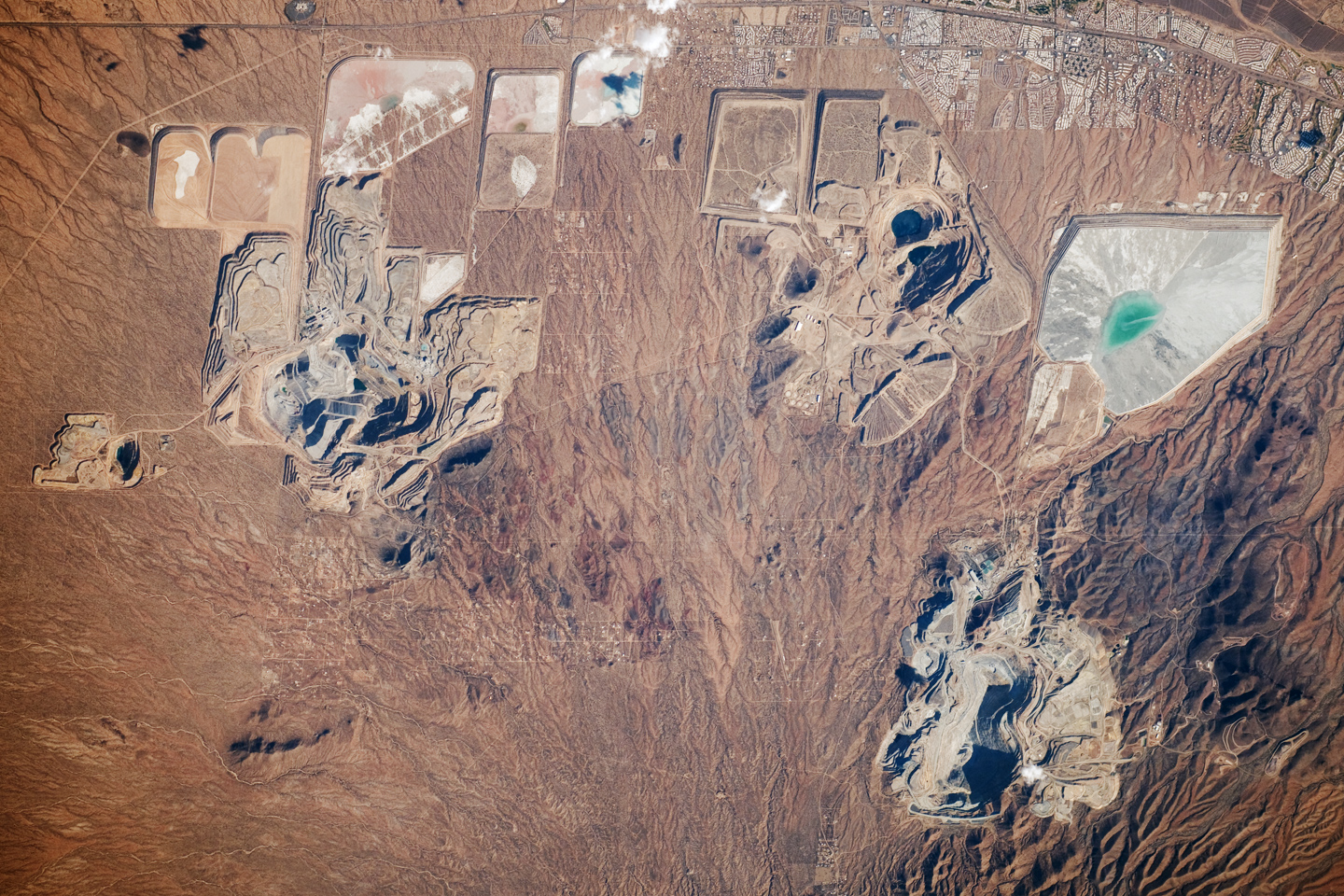 Open Pit Copper Mines Arizona