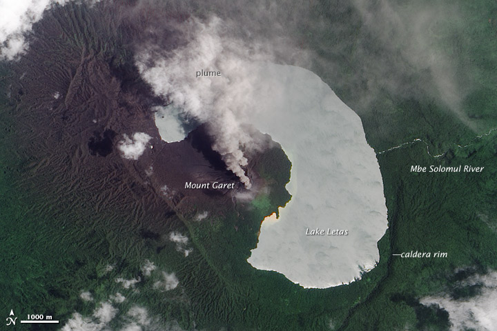 Eruption of Gaua Volcano