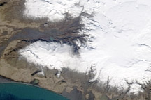 Eruption of Eyjafjallajökull Volcano, Iceland