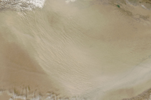 Dust in the Taklimakan Desert