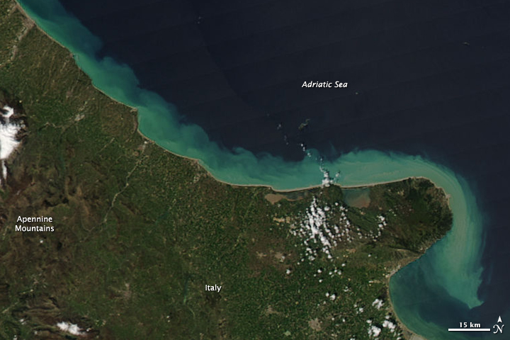 Spring Runoff in the Adriatic Sea