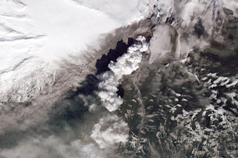 Hot spots on Iceland’s Eyjafjallajökull Volcano - related image preview
