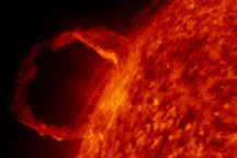 Prominence from the Solar Dynamics Observatory