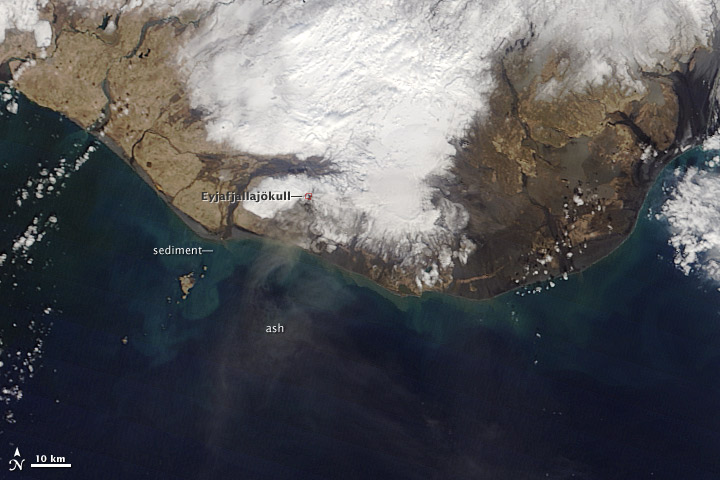 Eruption of EyjafjallajÃ¶kull Volcano, Iceland