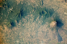 Volcanoes near Usulután, El Salvador
